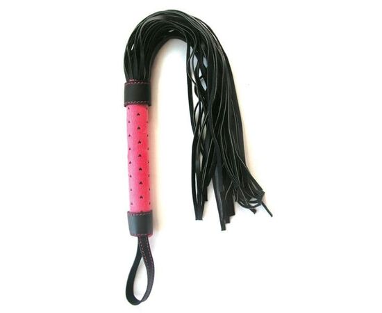 Черно-розовая плетка Notabu - 46 см., фото 