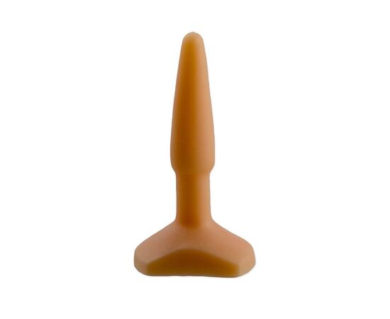 Анальный стимулятор Lola Toys Small Anal Plug - 12 см., Цвет: оранжевый, фото 
