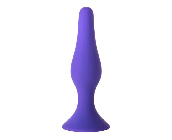 Фиолетовая анальная втулка Toyfa A-toys - 12,5 см., фото 