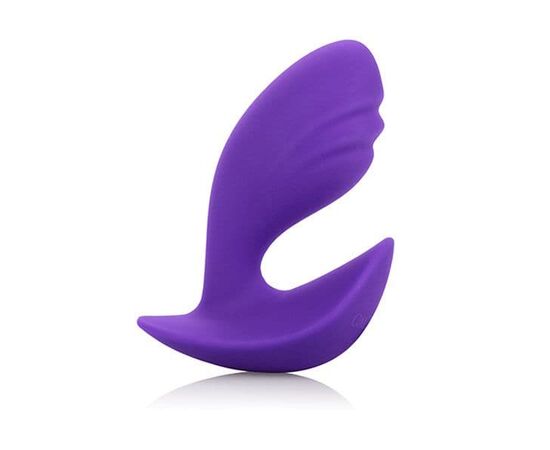 Фиолетовая анальная пробка Booty Call Petite Probe - 7 см., фото 