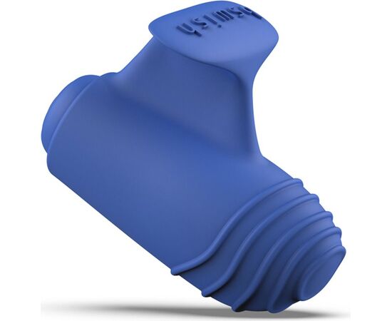 Синий вибростимулятор на пальчик Bteased Basic Finger Vibrator, фото 