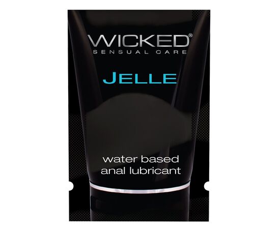 Анальный лубрикант Wicked Jelle на водной основе, Объем: 3 мл., фото 
