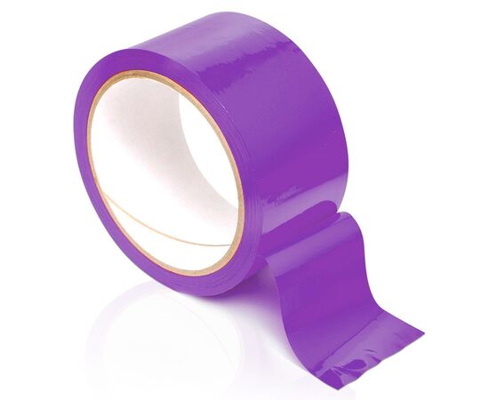 Фиолетовая самоклеющаяся лента для связывания Pleasure Tape - 10,6 м., фото 