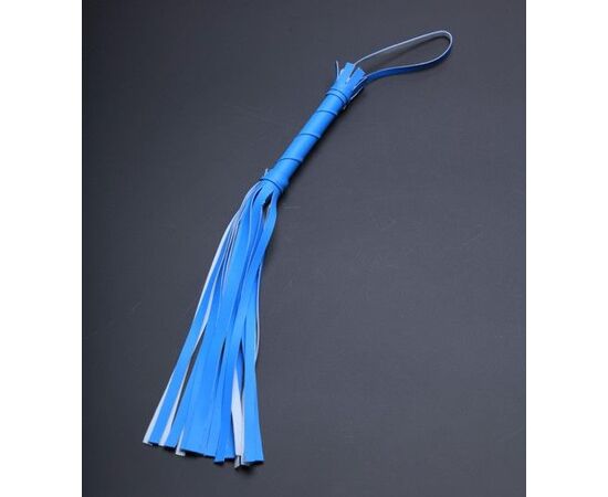 Голубая мини-плеть с 20 хвостами - 40 см., фото 