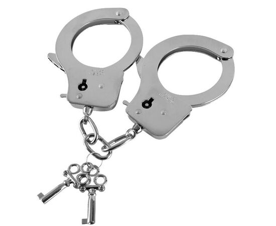 Наручники из листового металла с ключами Metal Handcuffs, фото 